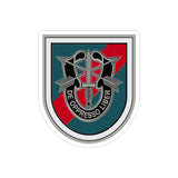 20th Special Forces Insignia Indoor Outdoor Sticker Paper products Printify 2" × 2" Die-Cut Transparent