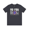 442nd Regimental Combat Team Go For Broke - Athletic Fit Team Shirt T-Shirt Printify Heather Navy S 