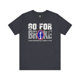 442nd Regimental Combat Team Go For Broke - Athletic Fit Team Shirt T-Shirt Printify Heather Navy S 