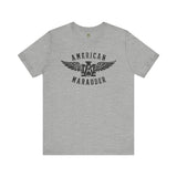 American Marauder Flying Logo - Athletic Fit Team Shirt T-Shirt Printify Athletic Heather S 