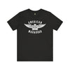 American Marauder Flying Logo - Athletic Fit Team Shirt T-Shirt Printify Black Heather S 