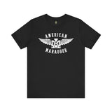 American Marauder Flying Logo - Athletic Fit Team Shirt T-Shirt Printify Black S 