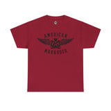 American Marauder Flying Logo Standard Fit Cotton Shirt T-Shirt Printify Cardinal Red S 