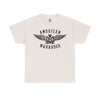 American Marauder Flying Logo Standard Fit Cotton Shirt T-Shirt Printify Ice Grey S 