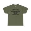 American Marauder Flying Logo Standard Fit Cotton Shirt T-Shirt Printify Military Green L 