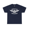 American Marauder Flying Logo Standard Fit Cotton Shirt T-Shirt Printify Navy M 