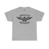 American Marauder Flying Logo Standard Fit Cotton Shirt T-Shirt Printify Sport Grey S 