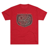 Area J Wildlife Nature Tours Triblend Athletic Shirt T-Shirt Printify Tri-Blend Vintage Red S 