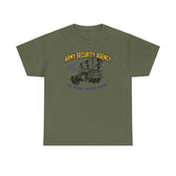 Army Security Agency Sneaky Truck - Unisex Heavy Cotton Tee T-Shirt Printify Military Green S 