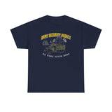 Army Security Agency Sneaky Truck - Unisex Heavy Cotton Tee T-Shirt Printify Navy S 