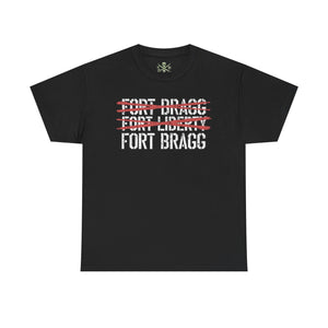 Fort Liberty Fort Bragg - Standard Fit Cotton Shirt T-Shirt Printify Black S 