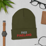 Free Pineland Cuffed Beanie American Marauder Olive 