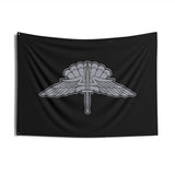 Military Free Fall (HALO) Badge Double-Sided Flag - 36 x 60 Home Decor Printify 