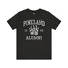 Pineland Alumni - Athletic Fit Team Shirt T-Shirt Printify Black Heather S 