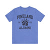 Pineland Alumni - Athletic Fit Team Shirt T-Shirt Printify Heather Columbia Blue S 