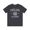 Pineland Alumni - Athletic Fit Team Shirt T-Shirt Printify Heather Navy S 