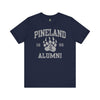 Pineland Alumni - Athletic Fit Team Shirt T-Shirt Printify Navy S 