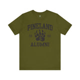 Pineland Alumni - Athletic Fit Team Shirt T-Shirt Printify Olive S 