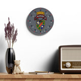 Ranger Battalion Acrylic Wall Clock - Military Decor for Veterans and Service Members Home Decor Printify 