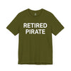 RETIRED PIRATE Athletic Fit Short Sleeve Tee T-Shirt Printify 