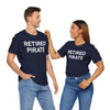 RETIRED PIRATE Athletic Fit Short Sleeve Tee T-Shirt Printify 