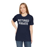 RETIRED PIRATE Athletic Fit Short Sleeve Tee T-Shirt Printify 