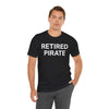 RETIRED PIRATE Athletic Fit Short Sleeve Tee T-Shirt Printify 