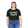 RETIRED PIRATE Athletic Fit Short Sleeve Tee T-Shirt Printify 