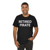 RETIRED PIRATE Athletic Fit Short Sleeve Tee T-Shirt Printify 