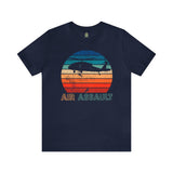 Retro Air Assault Distressed - Unisex Jersey Short Sleeve Tee T-Shirt Printify Navy S 