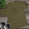 Special Forces Underwater Operations Combat Diver Distressed Insignia - Triblend Athletic Shirt T-Shirt Printify 