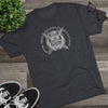 Special Forces Underwater Operations Combat Diver Distressed Insignia - Triblend Athletic Shirt T-Shirt Printify 