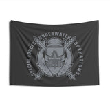 Special Forces Underwater Operations Combat Diver Double-Sided Flag - 36 x 60 Home Decor Printify 