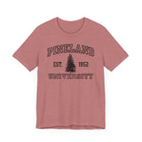 The Original Pineland University - Athletic Fit Team Shirt T-Shirt Printify 