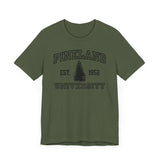 The Original Pineland University - Athletic Fit Team Shirt T-Shirt Printify 