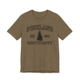 The Original Pineland University - Athletic Fit Team Shirt T-Shirt Printify 