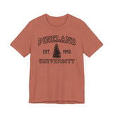 The Original Pineland University - Athletic Fit Team Shirt T-Shirt Printify 