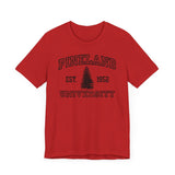 The Original Pineland University - Athletic Fit Team Shirt T-Shirt Printify 