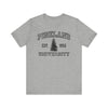 The Original Pineland University - Athletic Fit Team Shirt T-Shirt Printify Athletic Heather S 