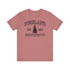 The Original Pineland University - Athletic Fit Team Shirt T-Shirt Printify Heather Mauve S 