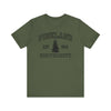 The Original Pineland University - Athletic Fit Team Shirt T-Shirt Printify Military Green S 