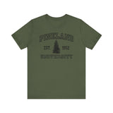 The Original Pineland University - Athletic Fit Team Shirt T-Shirt Printify Military Green S 