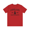 The Original Pineland University - Athletic Fit Team Shirt T-Shirt Printify Red S 