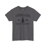 The Original Pineland University - Unisex Heavy Cotton Tee T-Shirt Printify 