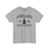 The Original Pineland University - Unisex Heavy Cotton Tee T-Shirt Printify 