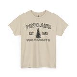 The Original Pineland University - Unisex Heavy Cotton Tee T-Shirt Printify 