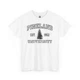 The Original Pineland University - Unisex Heavy Cotton Tee T-Shirt Printify 