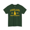 The Original Pineland University - Unisex Heavy Cotton Tee T-Shirt Printify 