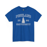 The Original Pineland University - Unisex Heavy Cotton Tee T-Shirt Printify 