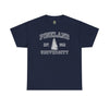 The Original Pineland University - Unisex Heavy Cotton Tee T-Shirt Printify Navy S 